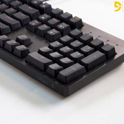 Bàn phím quang cơ Gaming Fuhlen CYBER Led Rainbow 16 chế độ, bảo hành 24 tháng- Hàng chính hãng