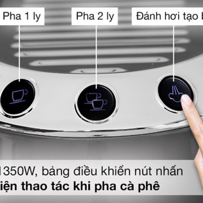Máy pha cafe Delonghi EC785.GY - Hàng Chính Hãng