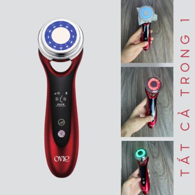 Máy đẩy tinh chất ENCHEN OVIE chăm sóc da mặt và mắt bổ sung Ion Enchen có đèn LED