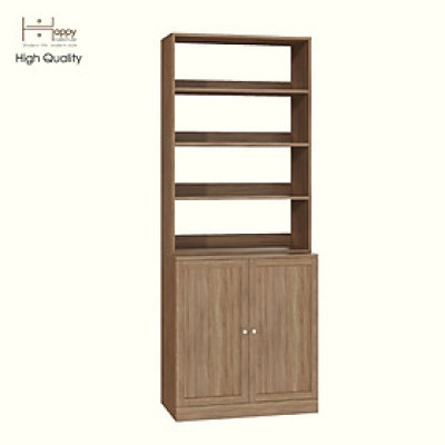 [Happy Home Furniture] SCANDINA, Kệ sách 6 ngăn - 2 cánh mở, 81cm x 47cm x 212cm ( DxRxC), KSA_047