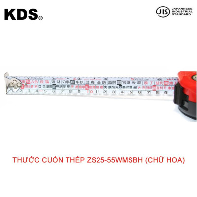 Thước cuốn thép lỗ ban 5.5m (Tiếng Trung) ZS25-55 WMSBH