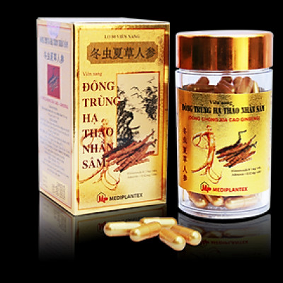 Thực Phẩm Chức Năng Đông Trùng Hạ Thảo Nhân Sâm (80 Viên)