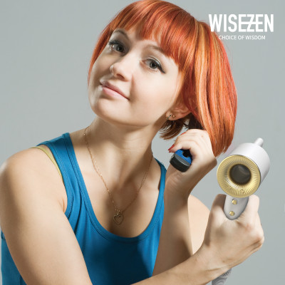 WISEZEN HS1400 Máy sấy tóc tốc độ cao – Động cơ 110K RPM, trải nghiệm sấy khô nhanh.