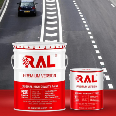 Sơn kẻ vạch PU chống trơn RAL ROAD LINE SHIELD ANTI-SLIP - 5KG