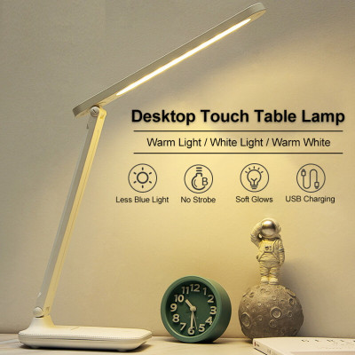  Đèn bàn học LED USB di động cao cấp có thể gập hai chỗ – Đèn đa năng 03 chế độ ánh sáng vàng bảo vệ mắt chống cận - Hàng Chính Hãng D Danido