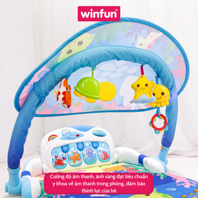 Thảm đàn piano đại dương đa năng Winfun 0860 - đồ chơi phát triển đa giác quan cho bé giai đoạn đầu đời