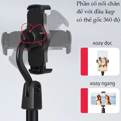 Giá Đỡ Điện Thoại DC01 Có Điều Chỉnh Chiều Cao Được 32cm - Hàng chính hãng