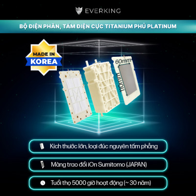 Máy Lọc Nước Điện Giải iON Kiềm EVERKING EKDeluxe-119 - Hàng Chính Hãng