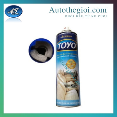 Bình xịt Toyo đánh bóng đồ da, gỗ, nội thât ô tô 