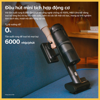 Máy hút bụi cầm tay Roborock H60 Ultra – Hàng Chính Hãng