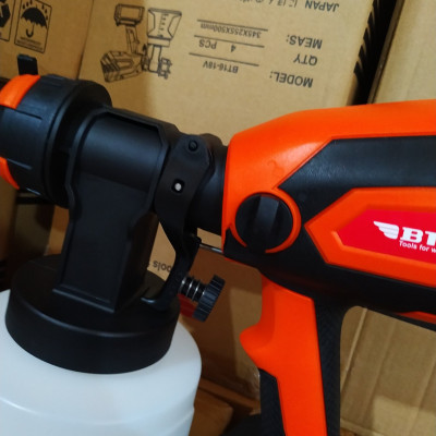 MÁY PHUN SƠN DÙNG PIN BTEC BT16-18V (450W)- HÀNG CHÍNH HÃNG