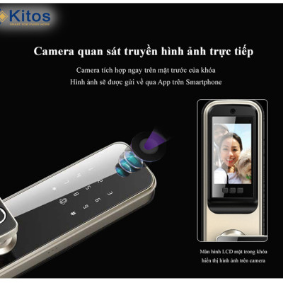 Khóa cửa thông minh Kitos KT-X3 có camera