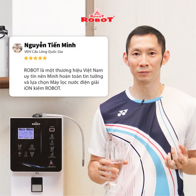 Máy Lọc Nước Điện Giải Ion Kiềm ROBOT IonKing 711 Chế Độ Nóng Nguội Lạnh  - Hàng Chính Hãng