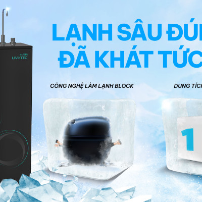 Máy lọc nước nóng lạnh Karofi Livotec 629 - Hàng chính hãng