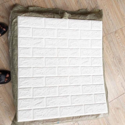 Xốp Dán Tường Giả Gạch 3D 70X77cm 3mm  ( 1 Tấm )