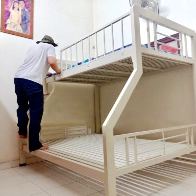 Giường sắt Tầng Đại Thành Trên 1m2 Dưới 1m4 Dài 2m