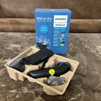 Máy cạo râu khô và ướt 5D Pivot & Flex Heads Philips Norelco S3212 cao cấp - Hàng Chính Hãng