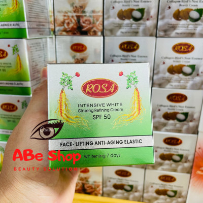 Kem ROSA Nhân Sâm Đỏ - ROSA INTENSIVE WHITE GINSENG REFINING CREAM 20G