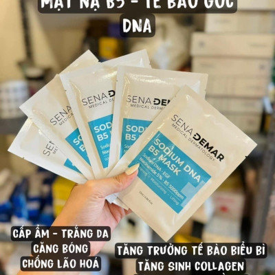 Mặt nạ Senademar Sodium DNA B5 mask 25ml hạn 2027 - 1 miếng lẻ