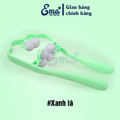 Con lăn massage cổ vai gáy loại 6 bóng gai massage 360° cao cấp EMA