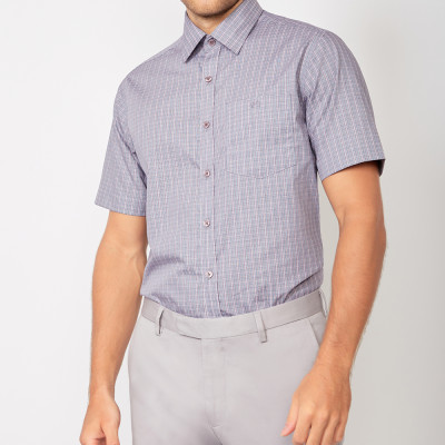 ÁO SƠ MI TAY NGẮN-V46-014615-PU1