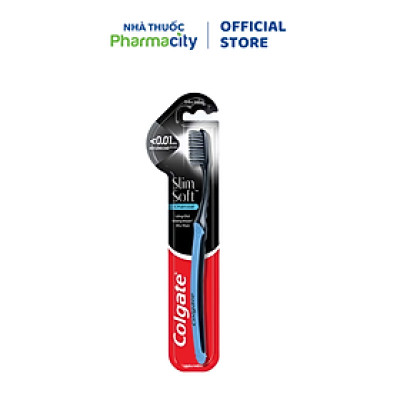 Bàn Chải Đánh Răng COLGATE SlimSoft Charcoal Siêu Mềm Mảnh