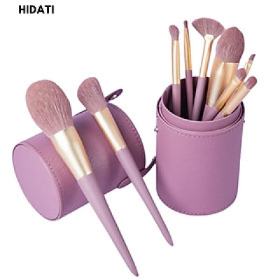 Bộ Cọ Trang Điểm 9 Cây AW01 Cao Cấp Lông Siêu mềm mịn, Bám Phấn hiệu quả, Phù Hợp  Mọi Loại Da, Không Gây Khó Chịu Cho Người Dùng, Có Túi Hộp Da Nhỏ Gọn, Tiện Dụng Đầy Đủ  Cọ với Chức Năng Makeup Hiệu Quả, Cầm Thoải Mái, Dễ Sử Dụng.