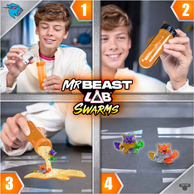 Đồ Chơi Ống Thí Nghiệm - 2 Sinh Vật MRBEAST LAB 24772 - Giao Hàng Ngẫu Nhiên