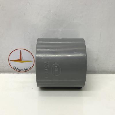 Nối 75 nhựa PVC Bình Minh (Plaint Socket)_N75M (5 cái)