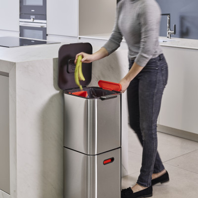 Joseph Joseph - Thùng rác 2 ngăn cao cấp Totem Compact 40L Waste & Recycling Bin 001044