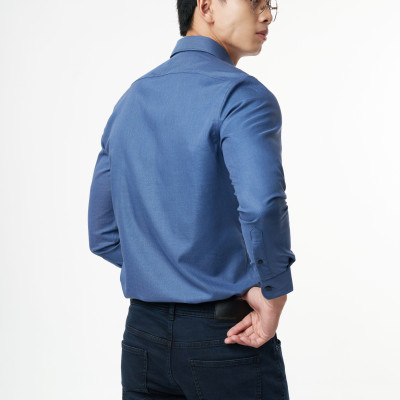 Áo Sơ Mi Sọc Nam Melange Cotton  N&M Thương Hiệu NINOMAXX 2110016