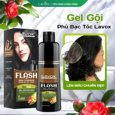 GEL GỘI PHỦ BẠC FLASH 200ML ( P02 - NÂU ĐEN)