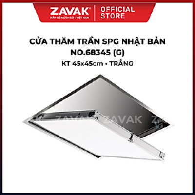Nắp cửa thăm trần thạch cao ZAVAK SPG-68345/ 45x45cm/ màu trắng