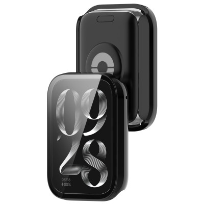 Ốp Case PC Mặt Kính Cường Lực chống va đập cho Xiaomi Mi Band 9 Pro - Hàng Chính Hãng