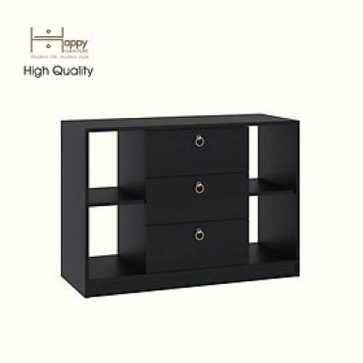 HAPPY FURNITURE , Tủ lưu trữ 3 ngăn kéo - MERI , THK_296 , 100cm x 40cm x 70cm DxRxC