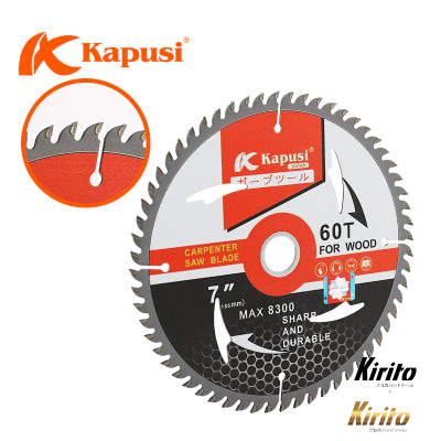Lưỡi cưa cắt gỗ KAPUSI Nhật Bản đủ đường kính , số răng 40-60, hợp kim cao cấp