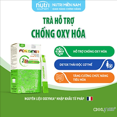 Ngân Hàng Chất Xơ Từ Rau Củ Quả FOSXYNEA - Chống oxy hóa, nhuận tràng và hạn chế táo bón (hộp 20 gói)