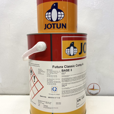 Sơn Epoxy Jotun Futura Classic base 3 màu Green 7075 (Xanh lá) 5L/bộ