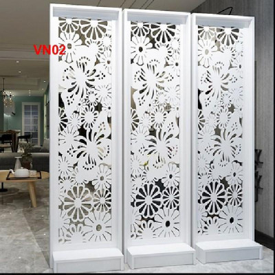 Vách Ngăn Bình Phong Họa Tiết Hiện Đại - Nội thất lắp ráp
