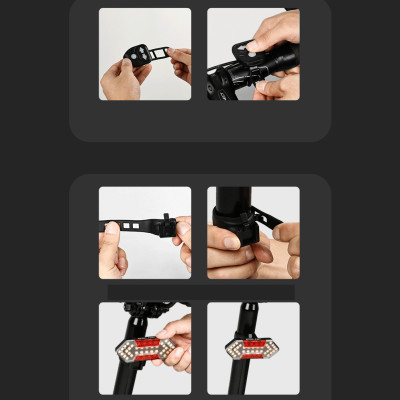 Đèn Xi Nhan Xe Đạp WR-2118 Điều Khiển Từ Xa, Sạc USB, dung lượng 600mAh, Chống Nước tiêu chuẩn IPX2, Đèn Hậu Độ Sáng Cao, Đèn Cảnh Báo An Toàn xe đạp, Năm Chế Độ sáng - Mai Lee