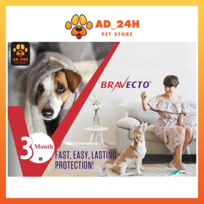 BRAVECTO diệt ghẻ, ve rận, bọ chét (chó (2-4.5kg)