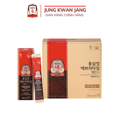 Tinh Chất Hồng Sâm Pha Sẵn KGC Jung Kwan Jang Everytime Balance 30 Gói
