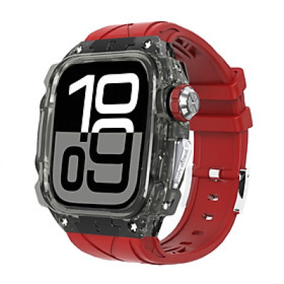 Ốp Case tích hợp dây đeo SuperCar Style cho Apple Watch Series 10 Size 46mm - Hàng Chính Hãng