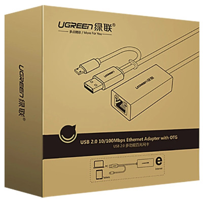 Cáp Chuyển Đổi Ugreen USB Sang RJ45 Type-C 30219 - Hàng Chính Hãng