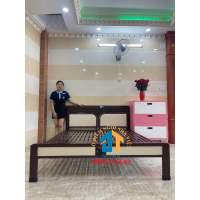 Giường sắt kiểu hộp nhiều kích thước