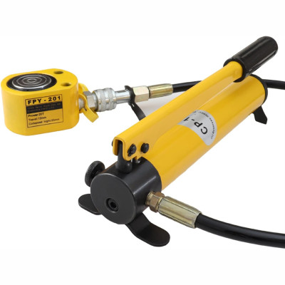 Bộ kích lùn thủy lực 20 tấn hành trình 12mm FPY-201 và bơm  tayCP-180