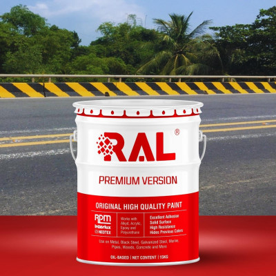 Sơn bó vỉa phản quang Acrylic RAL RASIDE REFLECTIVE - 5KG