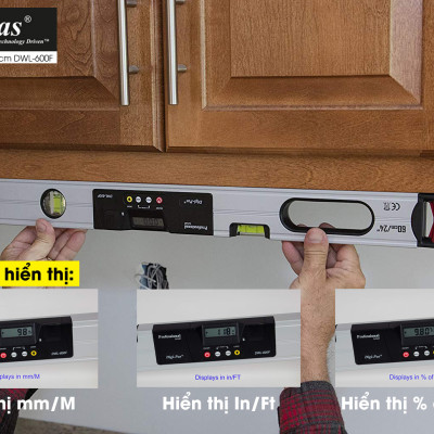Thước thủy điện tử Digi-Pas DWL-600F