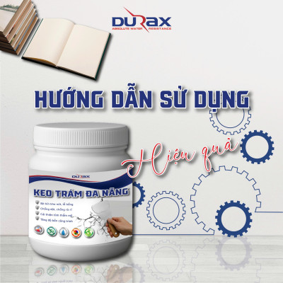 Keo Vá Tường DURA- Trám Trét Vết Nứt Khe Hở Tường - Chống Mốc Ẩm Làm Sạch Tường
