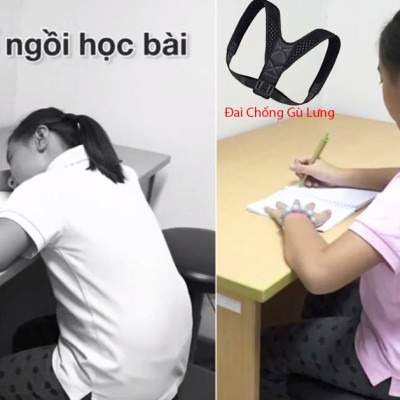 Đai Chống Gù Cải Thiện Cột Sống Cho Người Lớn Free Size Dùng Được Cho Cả Nam Và Nữ - Hàng Nhập Khẩu